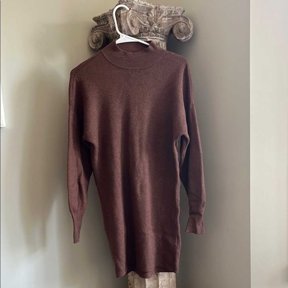 Abercrombie & Fitch Brown Sweater Dress - XS - Soft A&F Collection